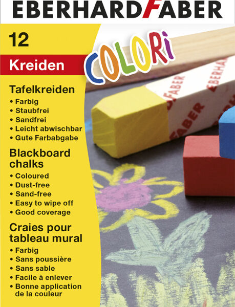 EBERHARD FABER bordkrijt COLORI, kleuren assorti