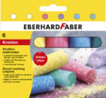 EBERHARD FABER stoepkrijt Glitter, 6 stuks in doosje