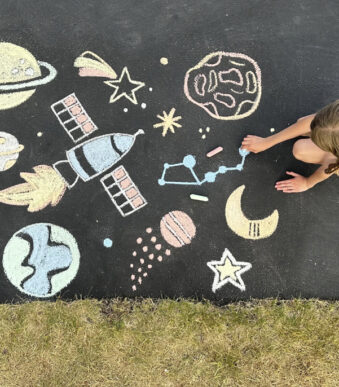 EBERHARD FABER stoepkrijt, 50 stuks in emmer