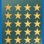 Avery design kerststerren-stickers goud