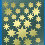 Avery design kerststerren-stickers goud