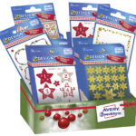 Avery Doelbijdruktechniek Kerstmis-stickers 'Adventskalender'