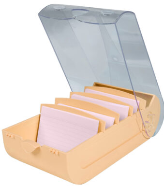 Exacompta Leerkaartjes Konijnetui, A8, koraalrood