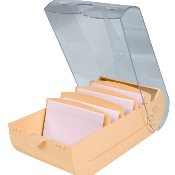 Exacompta Leerkaartjes Konijnetui, A8, koraalrood