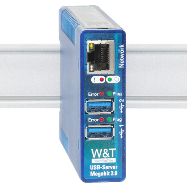 USB-server met 2 onafhankelijke USB-poorten, gigabitethemet