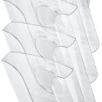 Heldere bureaustandaard en wandhouder voor presentaties