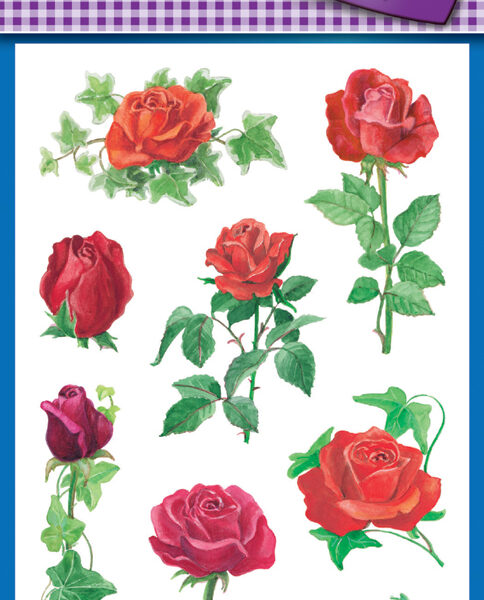 Creatieve Stickers 'Rozen en Klimop'
