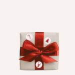 Glanzende Kerststickerreeks