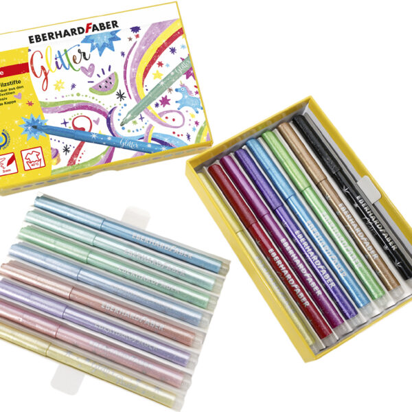 Eberhard Faber glitterstiffen - cadeauverpakking 16 stuks