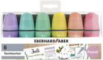 EBERHARD FABER tekstmarker Mini Pastel, 6 stuks in etui