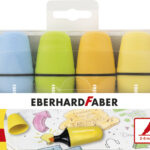 EBERHARD FABER tekstmarker Mini Pastel NEW COLOURS, 6 stuks in etui