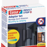 Aanpasbare Aluminium Valdeurhor voor Vliegenraam, antracietgrijs