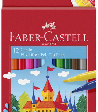 Faber-Castell Viltstiften, doos met 12 stuks