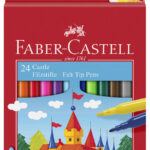 Faber-Castell Viltstiften, doos met 24 stuks