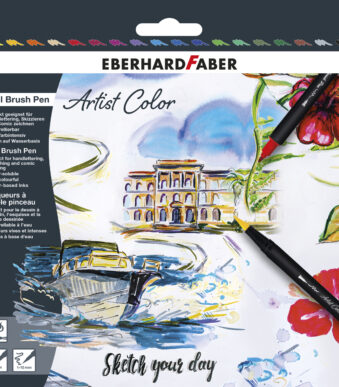 EBERHARD FABER dubbele viltstiften Artist Color Dual Brush Pen, 18 stuks