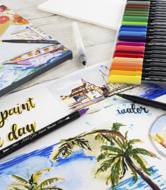 EBERHARD FABER dubbele viltstiften Artist Color Dual Brush Pen, 24 stuks