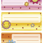 Bloem gezichtsstickers, 76 x 35 mm