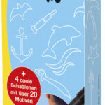 EBERHARD FABER set tattoopennen Beach, 4 stuks in doosje