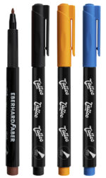 EBERHARD FABER set tattoopennen Beach, 4 stuks in doosje
