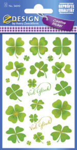 Creatieve stickervellen 'Driebladjes'