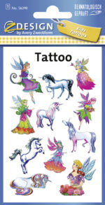 Kleurrijke Kindertattoos van Elfjes en Eenhoorns