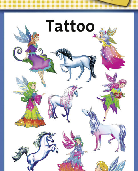 Kleurrijke Kindertattoos van Elfjes en Eenhoorns