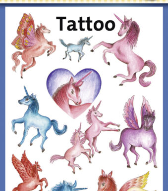 Kleurige Eenhoorntattoos voor Kinderen