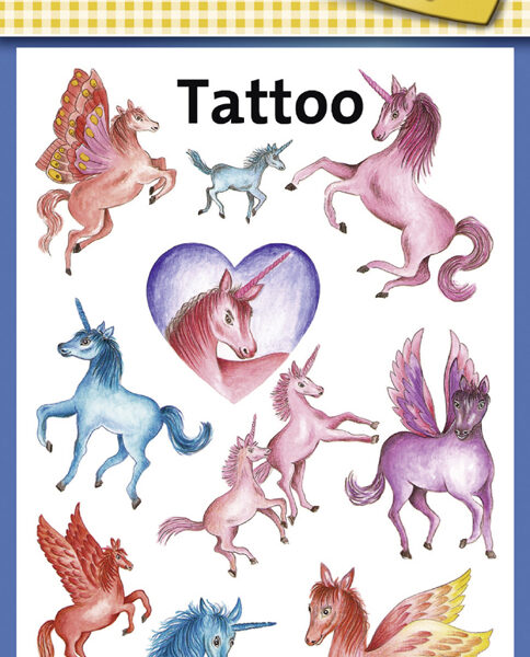 Kleurige Eenhoorntattoos voor Kinderen