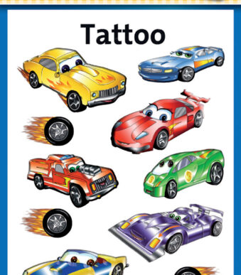 Kinderlijke Autotatoeages