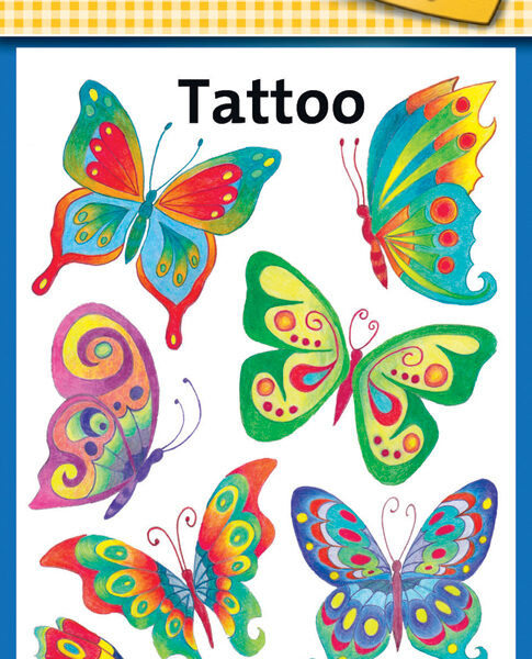 Vlindertattoo voor kinderen