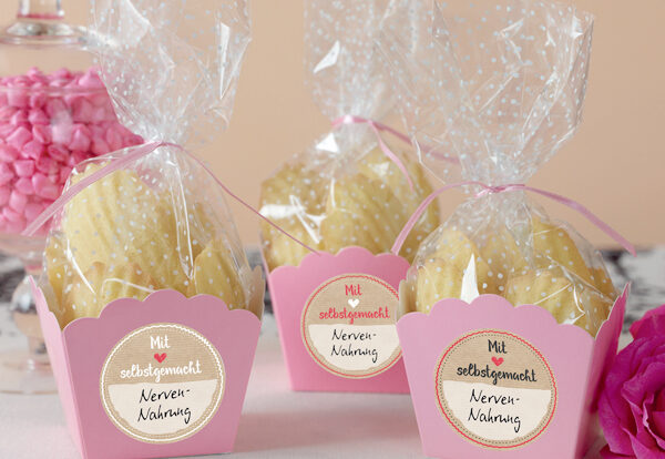 Zelfklevende stickerrollen 'Zelfgemaakt'