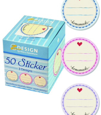 Zelfklevende etiketten op rol 'Zelfgemaakt'