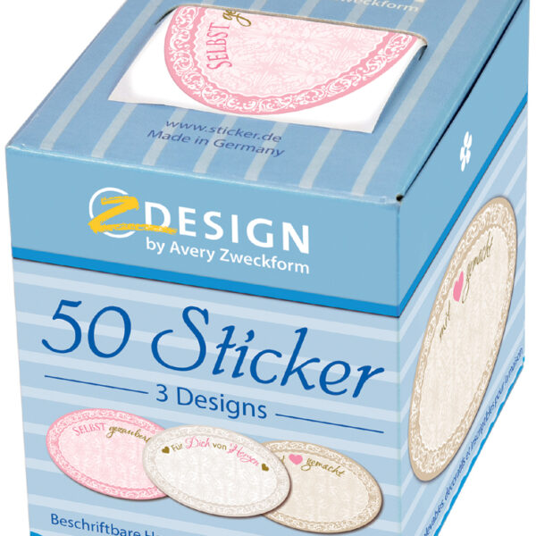 Avery Zelfklevende roldecoratie 'Zelfgemaakt'