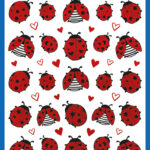 Avery Herbruikbare Sticker Creatief 'Lieveheersbeestje'