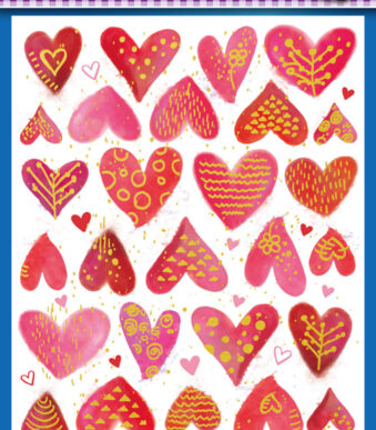 Avery Zelfklevende Hartstickers Creatief