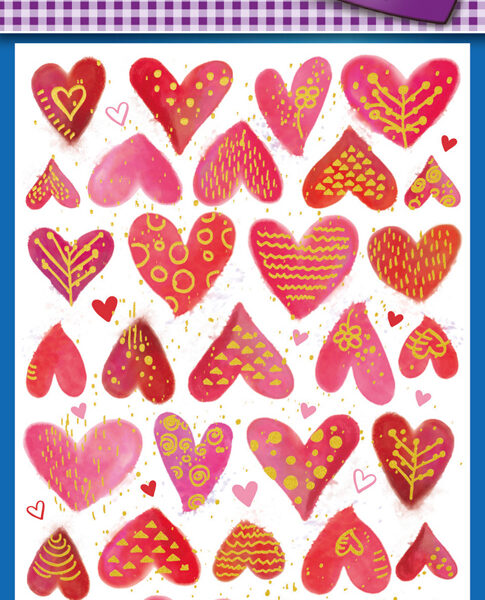 Avery Zelfklevende Hartstickers Creatief