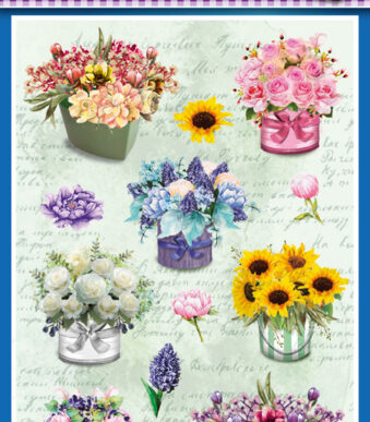 Avery Bloemenboeket Stickers Creatief