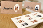 Avery Stickeretiketbundel 'Boho-dieren' Paasstickers
