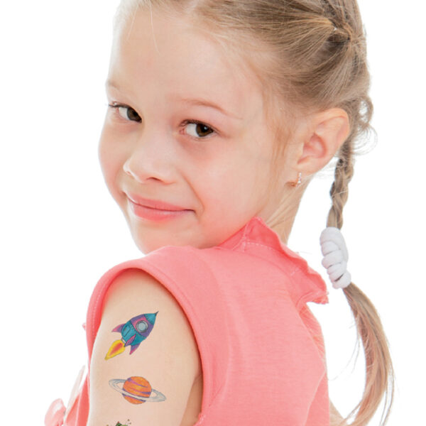 Kinder Tijdelijke Tatoeages 'Ruimte'