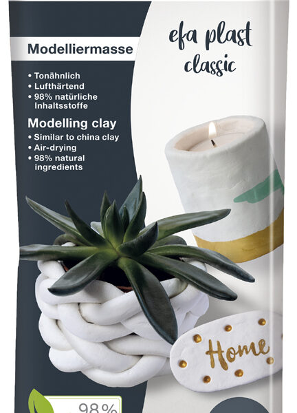 EBERHARD FABER boetseerklei EFA Plast classic, wit, 1.000 g
