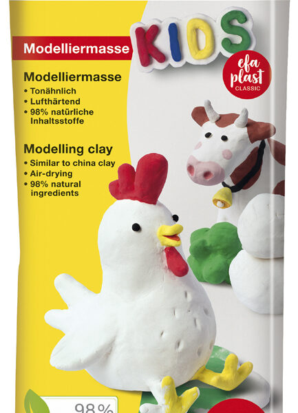 EBERHARD FABER boetseerklei EFA Plast KIDS, wit