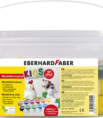 EBERHARD FABER boetseerklei EFA Plast KIDS + schoolverf