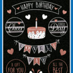 Avery Ontwerp Verjaardagsstickers 'Gefeliciteerd'