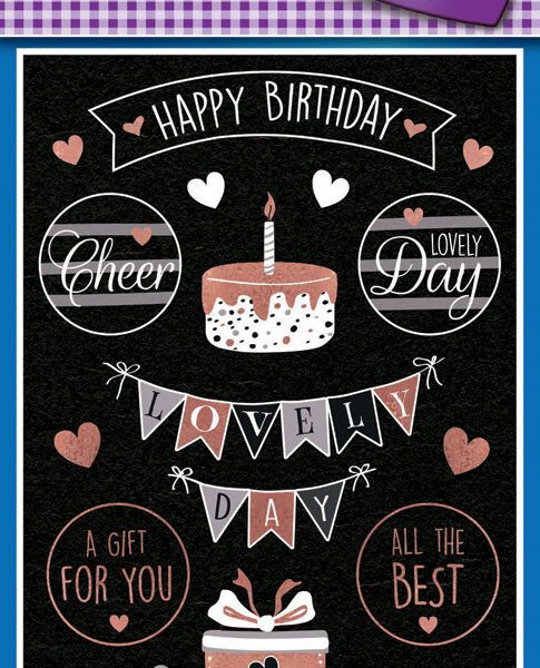 Avery Ontwerp Verjaardagsstickers 'Gefeliciteerd'