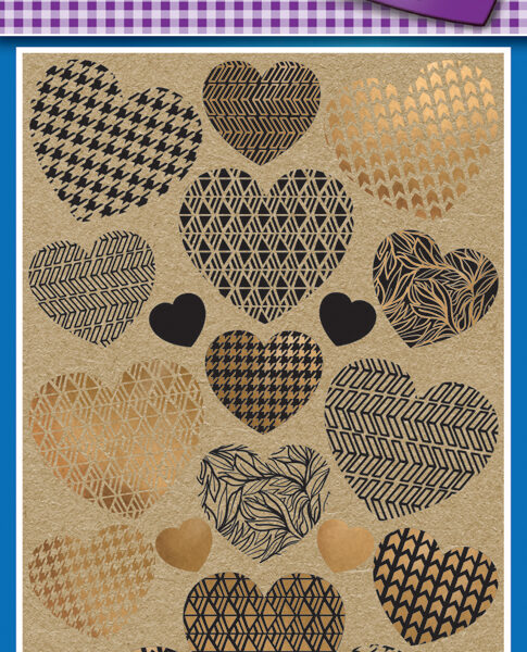 Avery Gecombineerde Hart-Stickers voor Creatief Cadeauverpakken