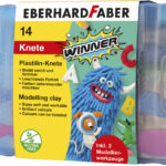 EBERHARD FABER Plastilin-boetseerklei WINNER, 14 stuks in doosje
