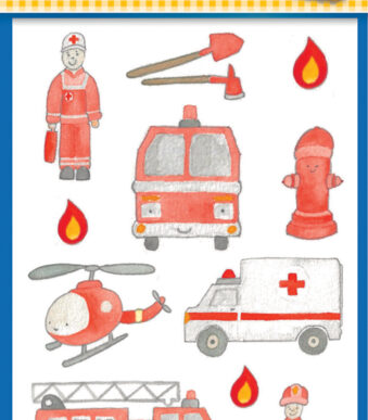 Avery Vormgevend Papieren Stickers voor Kinderen, rood