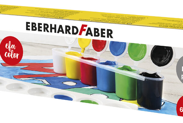 EBERHARD FABER schoolverf EFA Color, 6 stuks in etui, 6 x 25 ml
