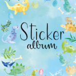 Stickeralbum Dino, formaat A5