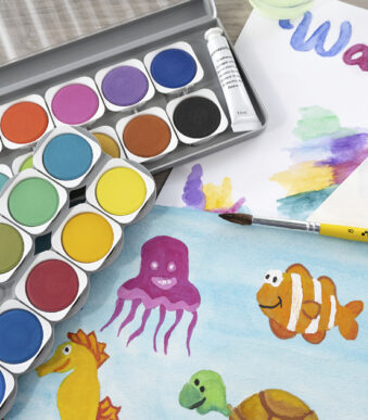 EBERHARD FABER waterverfdoos WINNER, 24 kleuren